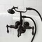 Kingston Brass CA19T5 3-3/8" Tub Wall Mount Clawfoot Tub Faucet with Hand Shower, Oil Rubbed Bronze CA19T5 - alternate 6